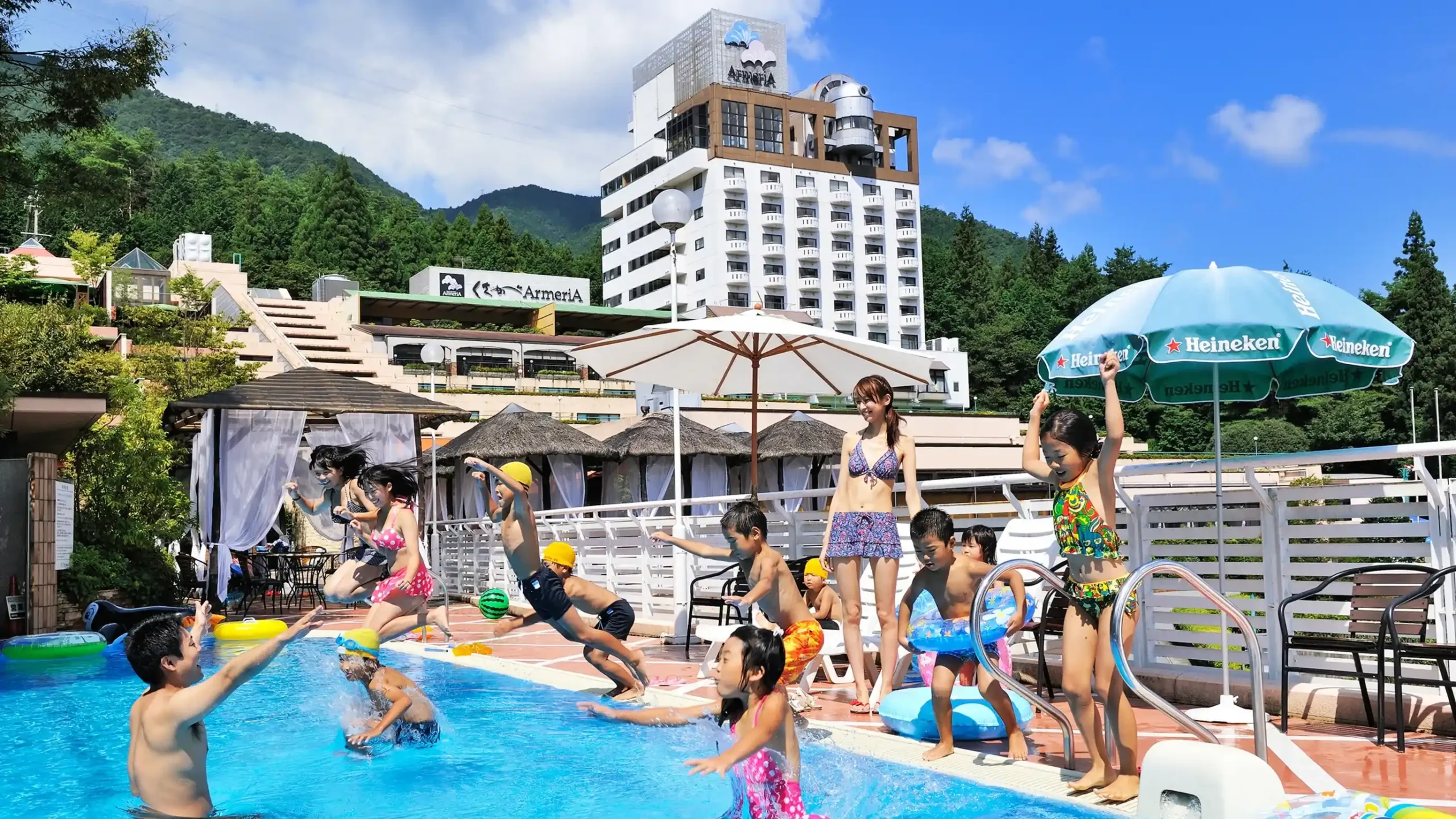 岐阜県で夏休みにプールを楽しめる宿のイメージ画像