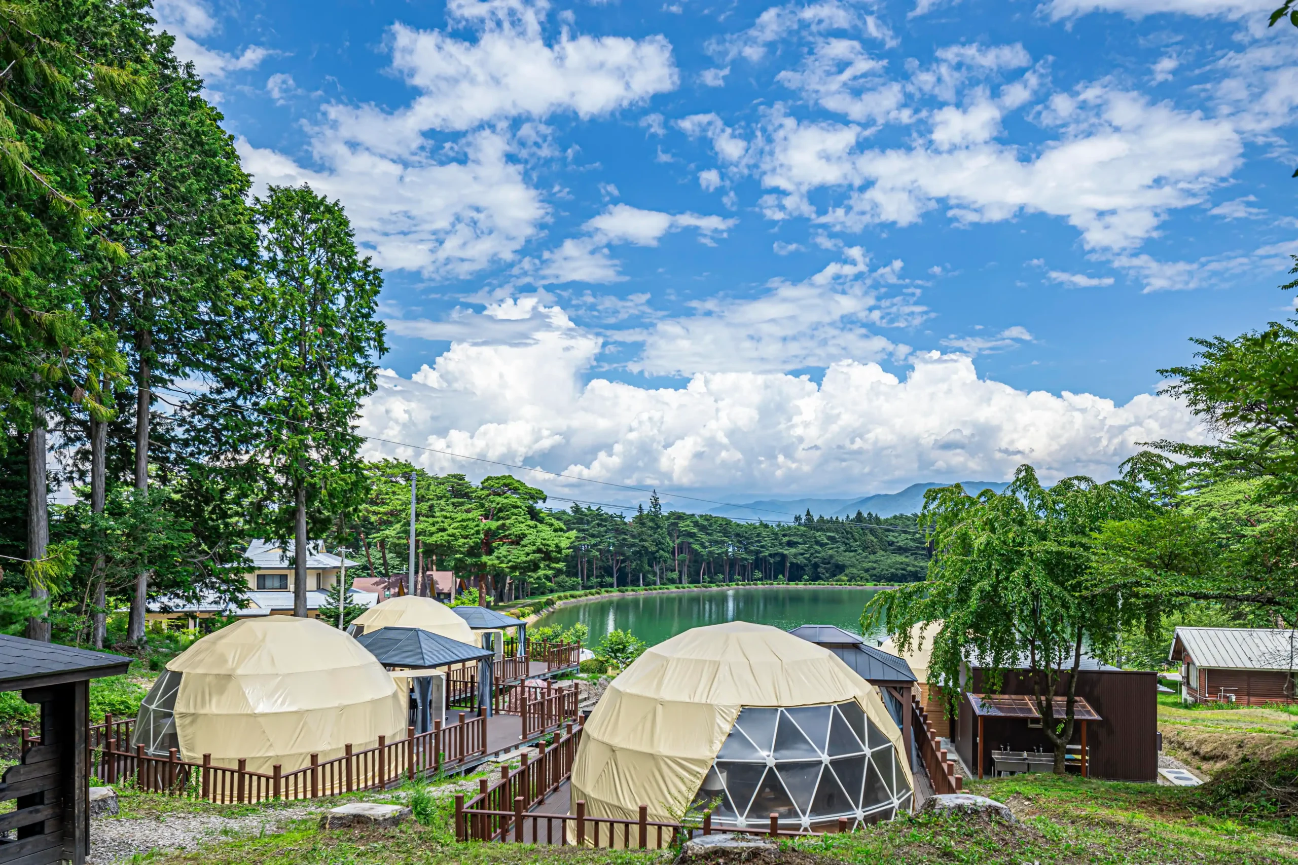 「THE GLAMPING PLAZA アルプスBASE」の画像