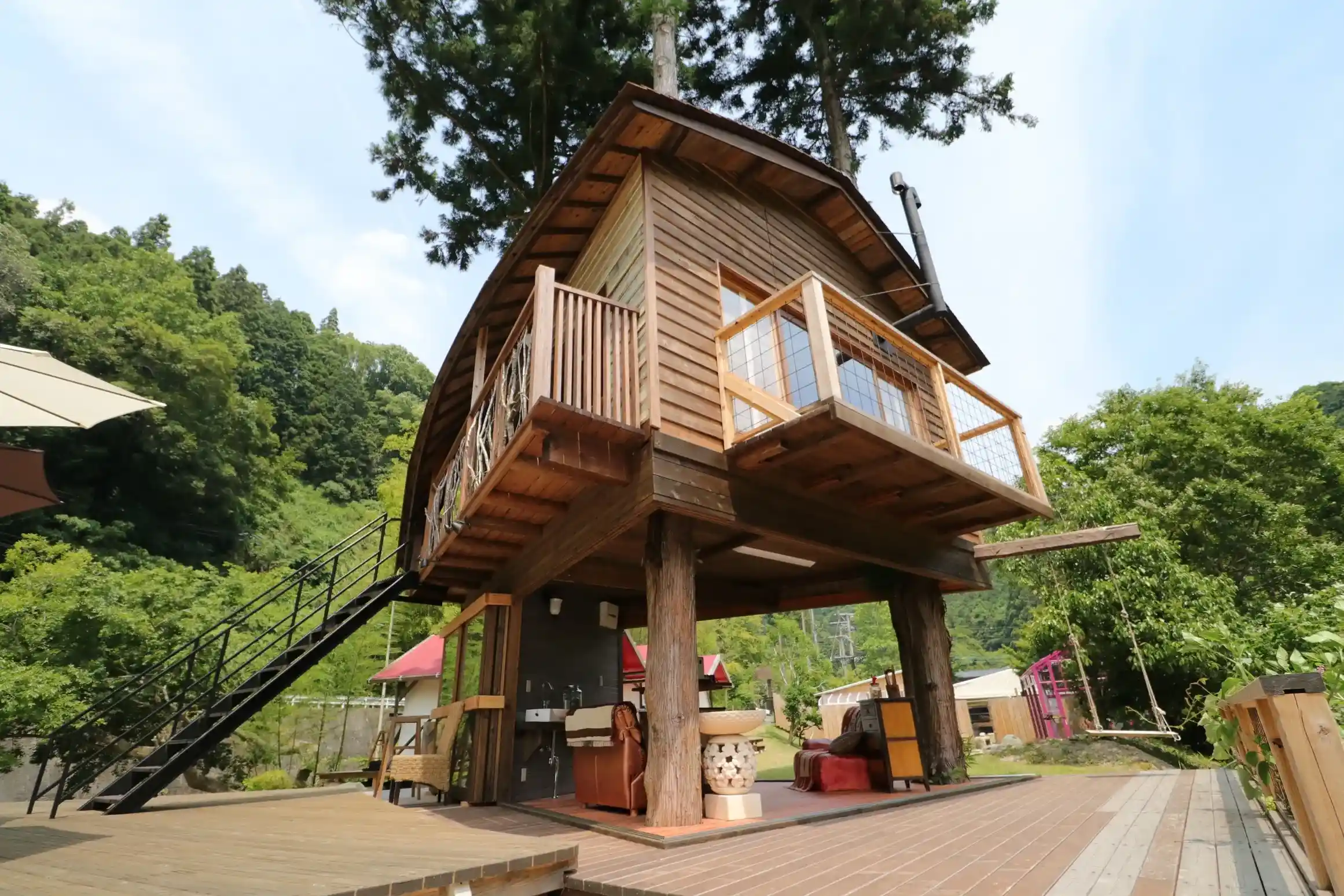 愛知県のコテージやロッジがあるキャンプ場の画像